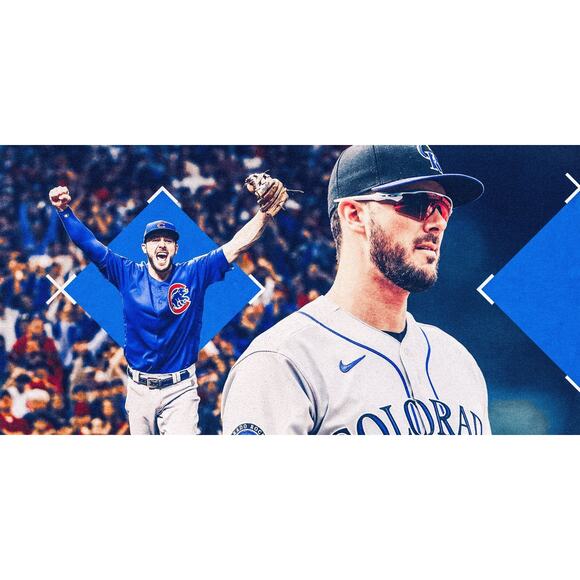 Kris Bryant Chicago Cubs Rockies Signed OMLB Baseball Sweet Spot NL MVP WS Champ - Picture 5 of 11